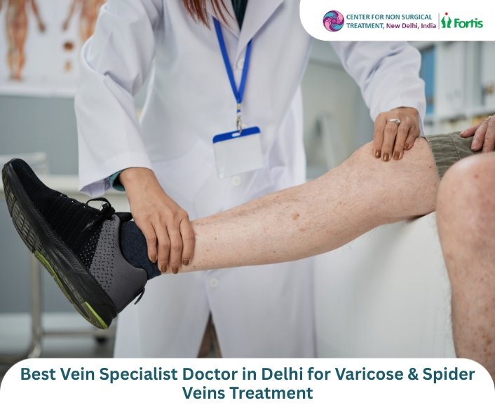 Best Vein Specialist Doctor in Delhi for Varicose & Spider Veins Treatment