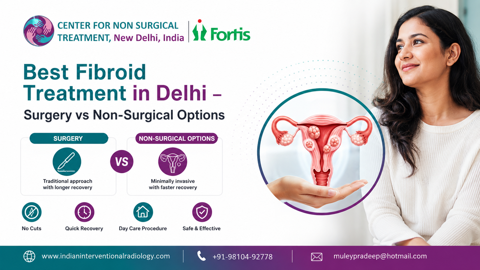 Best Fibroid Treatment in Delhi – Surgery vs Non-Surgical Options