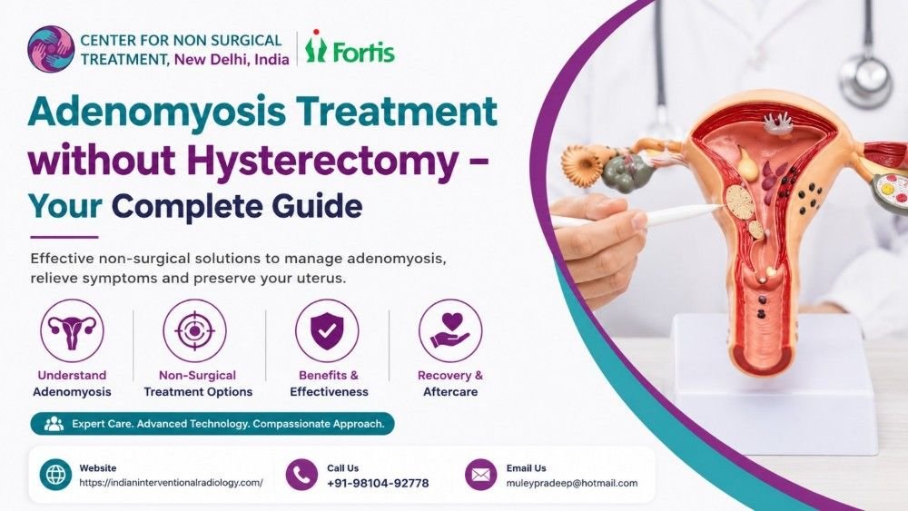 Adenomyosis Treatment Without Hysterectomy – Your Complete Guide