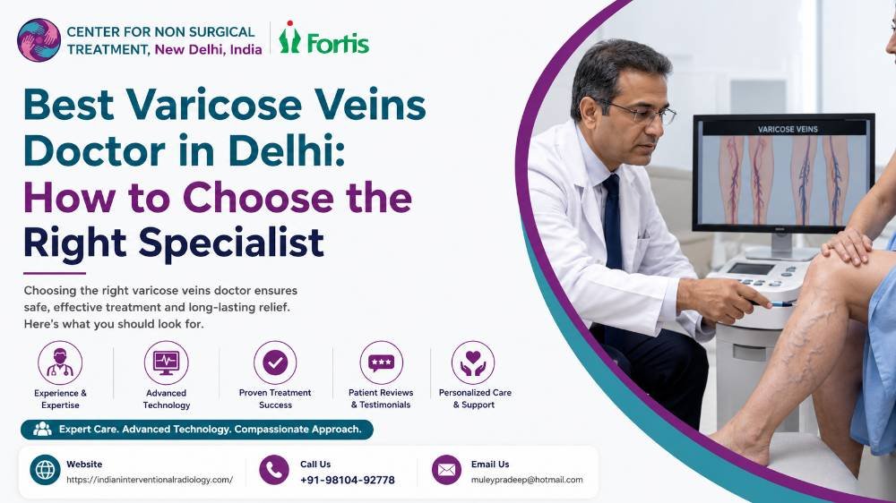 Best Varicose Veins Doctor in Delhi: How to Choose the Right Specialist