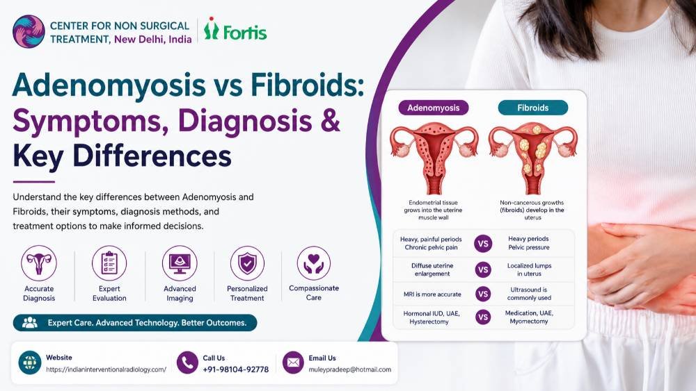 Adenomyosis vs Fibroids: Symptoms, Diagnosis & Key Differences