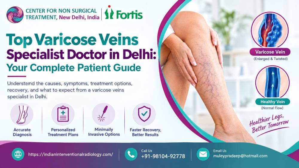 Top Varicose Veins Specialist Doctor in Delhi: Your Complete Patient Guide