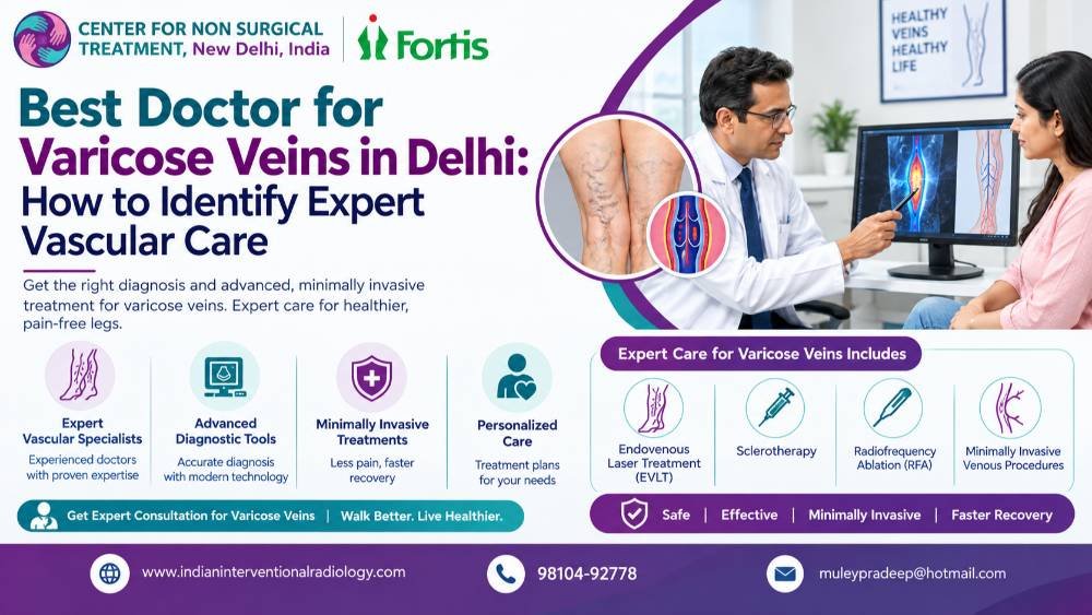 Best Doctor for Varicose Veins in Delhi: How to Identify Expert Vascular Care