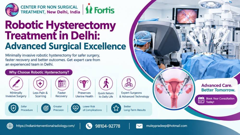 Robotic Hysterectomy Treatment in Delhi: Advanced Surgical Excellence