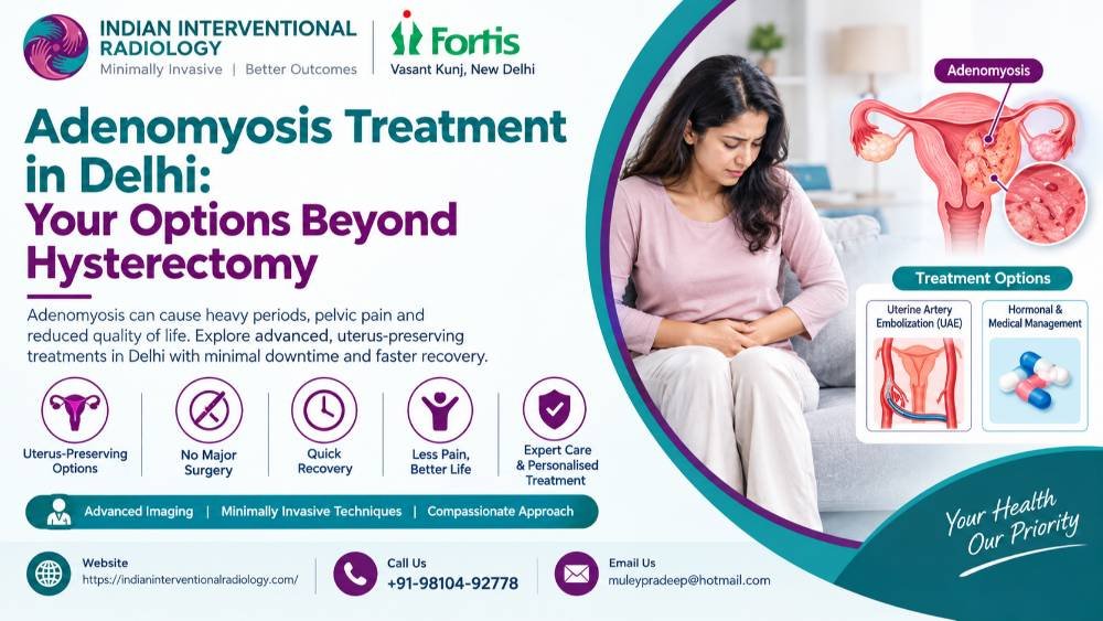 Adenomyosis Treatment in Delhi: Your Options Beyond Hysterectomy