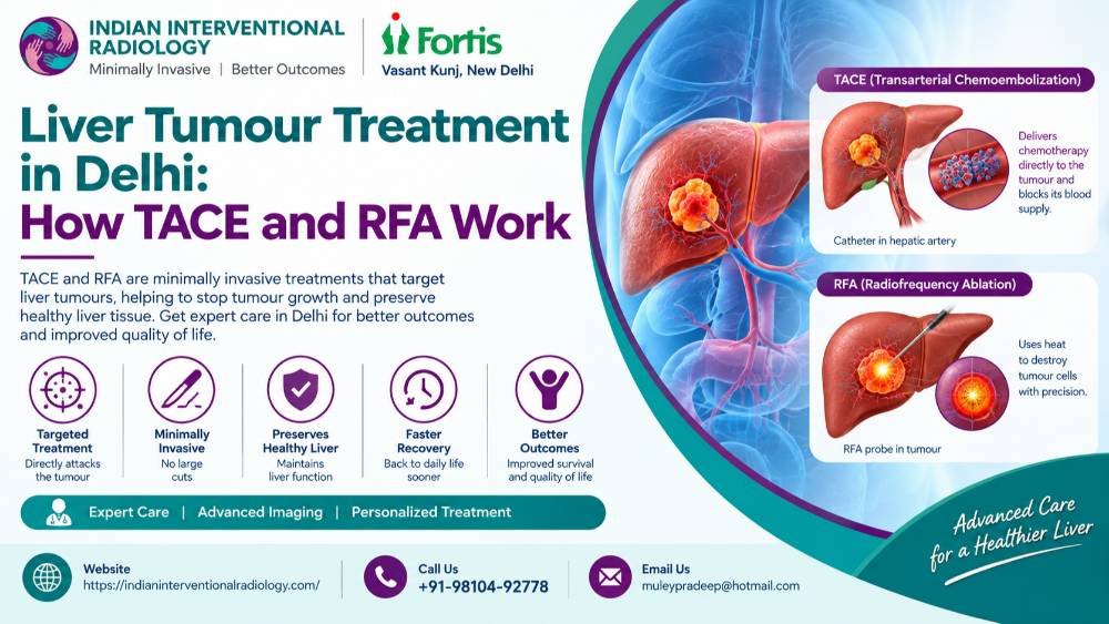 Liver Tumour Treatment in Delhi: How TACE and RFA Work